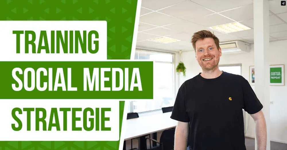 Matthijs Mentink bij de tweedaagse training Social media strategie van Frankwatching